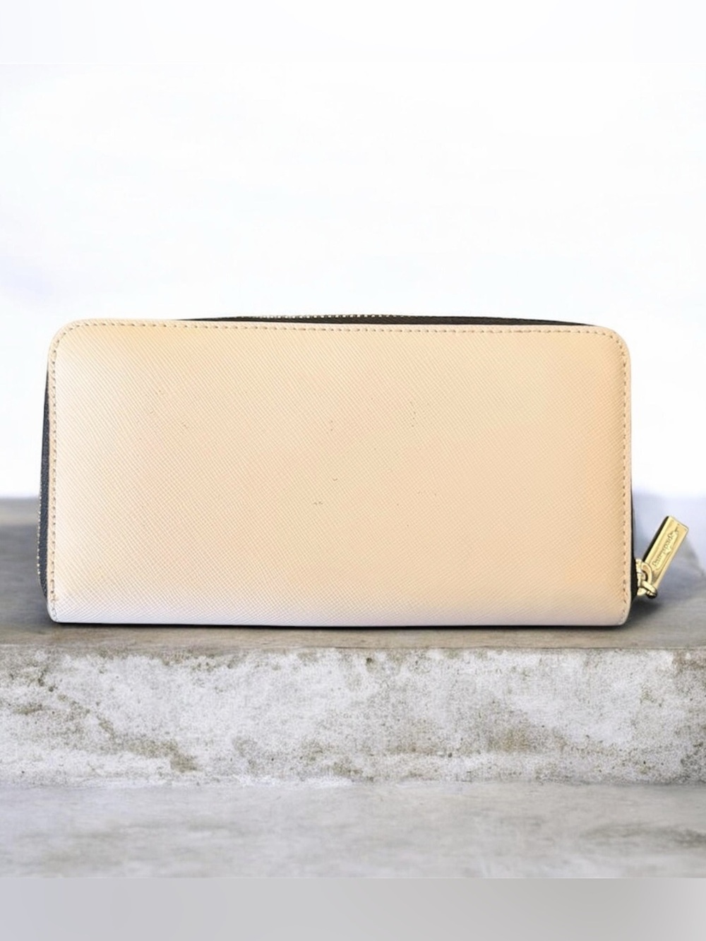 Kate Spade New York Staci Colorblock Double Zip Around Wristlet Wallet - Picture 2 of 5